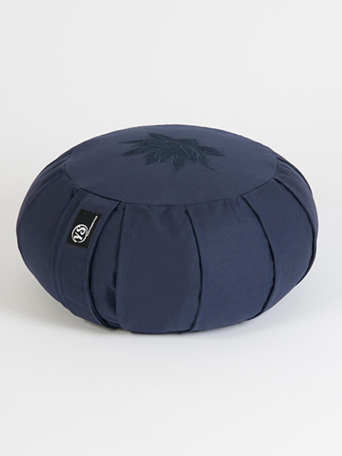 Organic Cotton Round Lotus Zafu Buckwheat Meditation Cushion