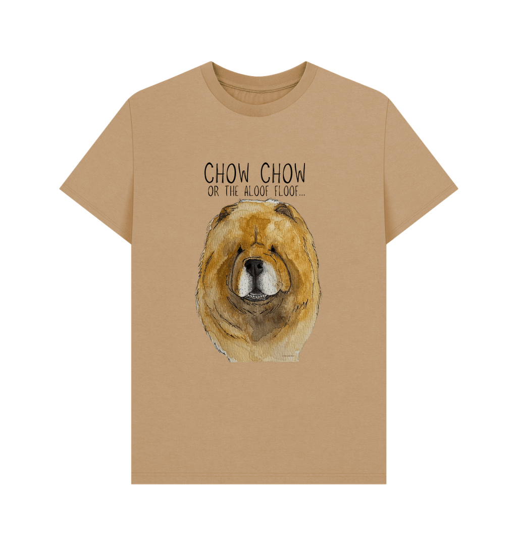 Red Chow Chow Graphic Cotton T-Shirt
