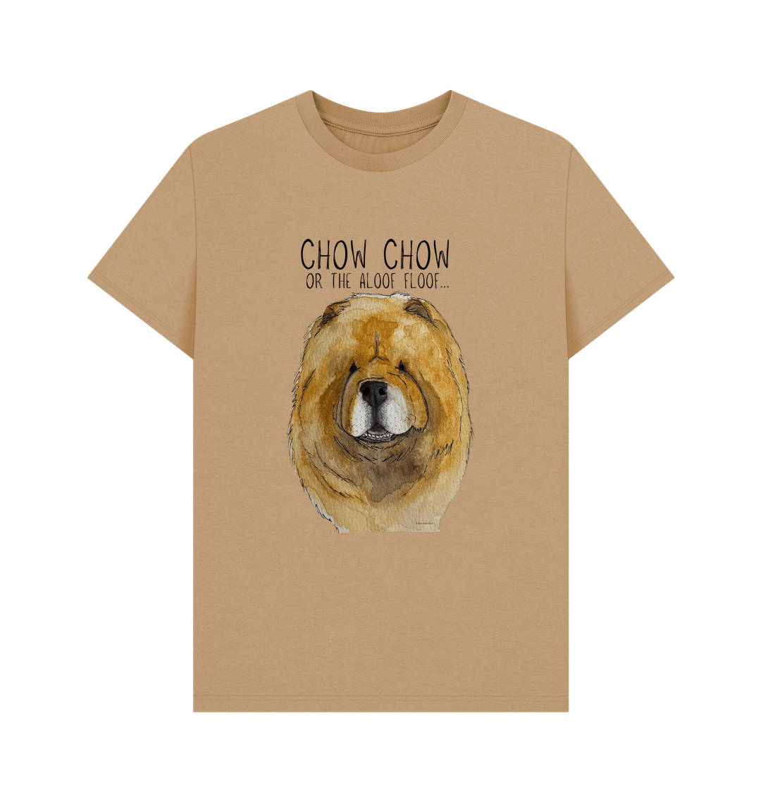 Red Chow Chow Graphic Cotton T-Shirt