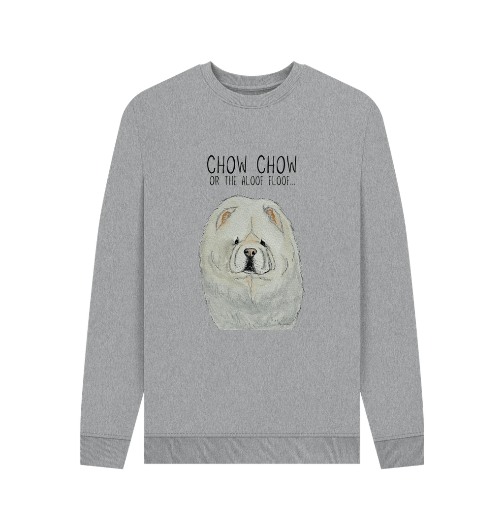 Cream Chow Chow Men's Crewneck Sweatshirt