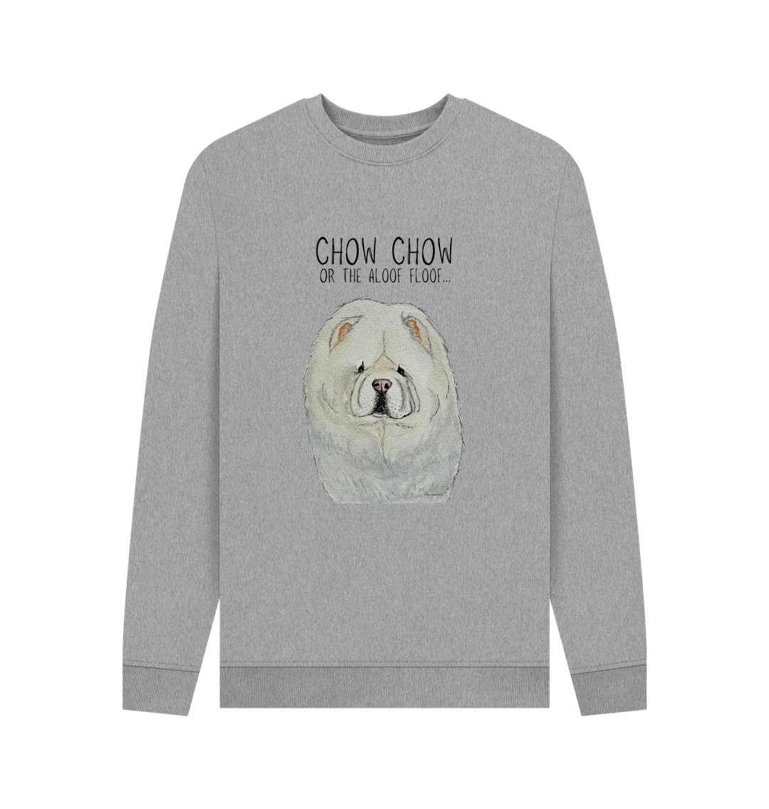 Cream Chow Chow Men's Crewneck Sweatshirt
