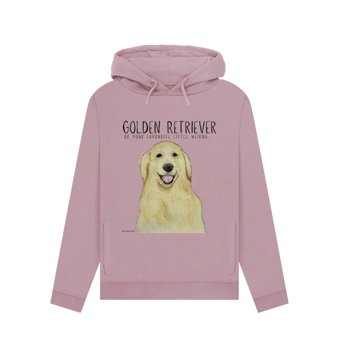 Golden Retriever Energy Sustainable Womens Hoodie