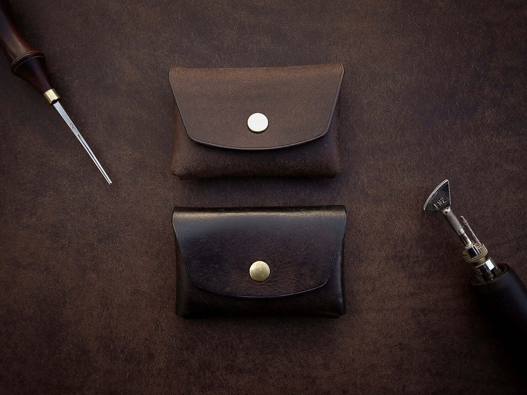 Vegetable-Tanned Leather Wallet – Compact & Handmade in Estonia by Mirgoods at www.brixbailey.com