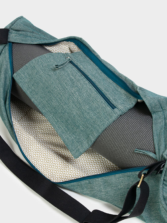 Organic Cotton Two Toned Yoga Mat Bag