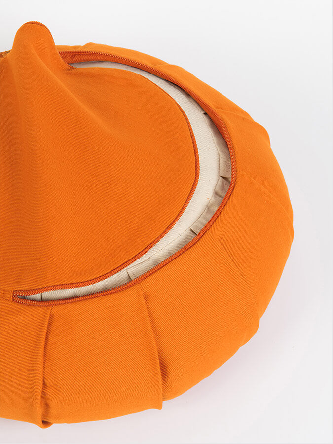 Organic Cotton Round Lotus Zafu Buckwheat Meditation Cushion