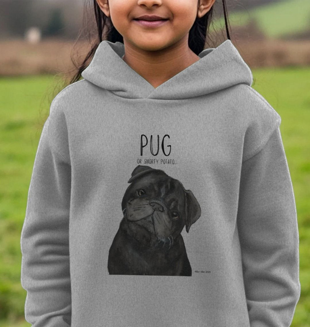 Pug Life Kids Hoodie Snorty Potato Edition