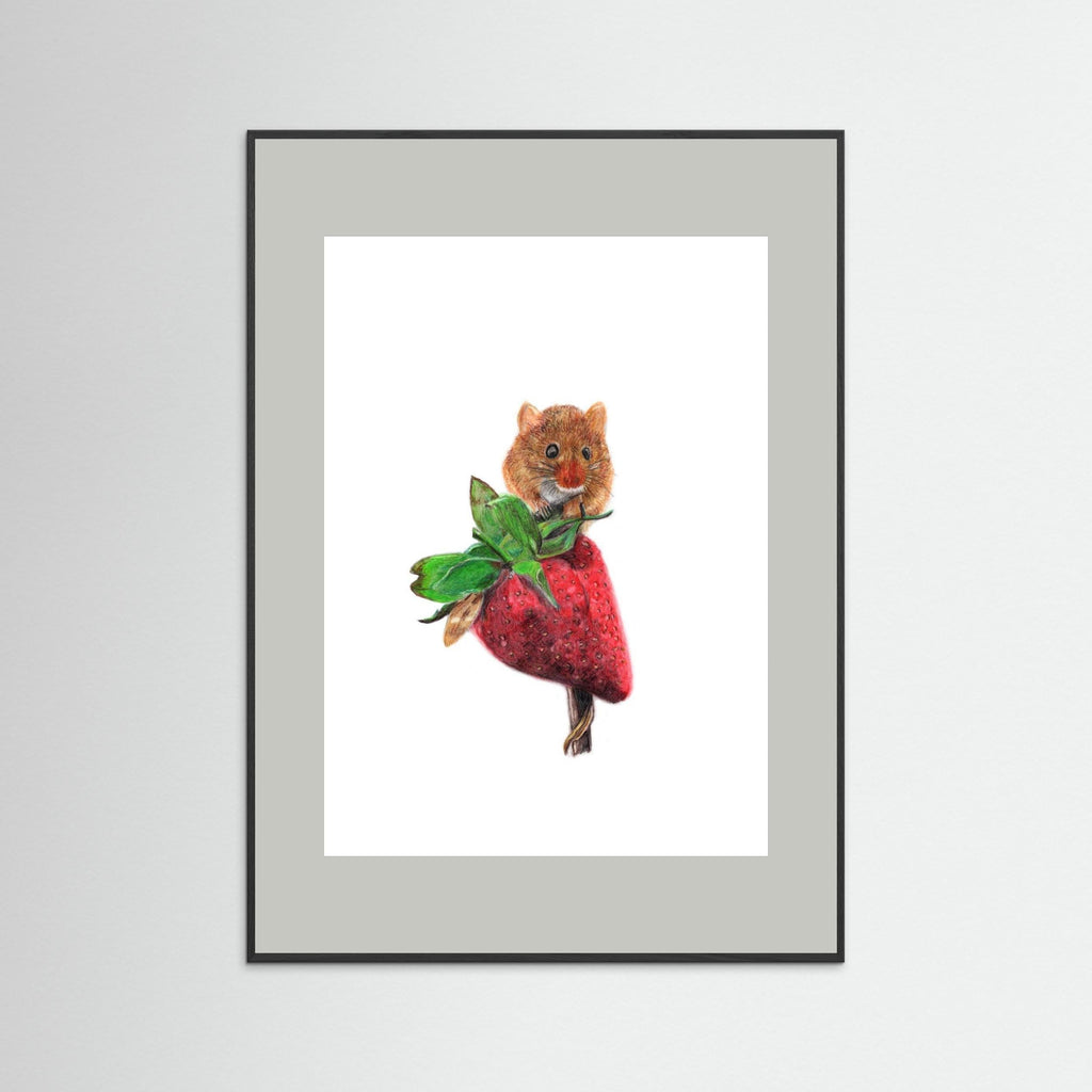 Field Mouse Wildlife Art Print
