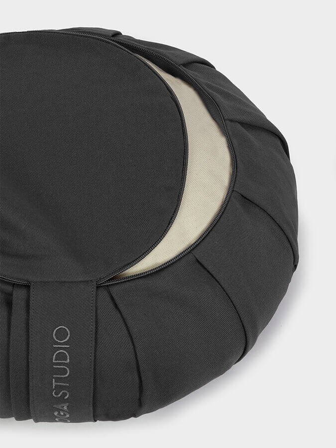 Organic Buckwheat Zafu Round Meditation Cushion