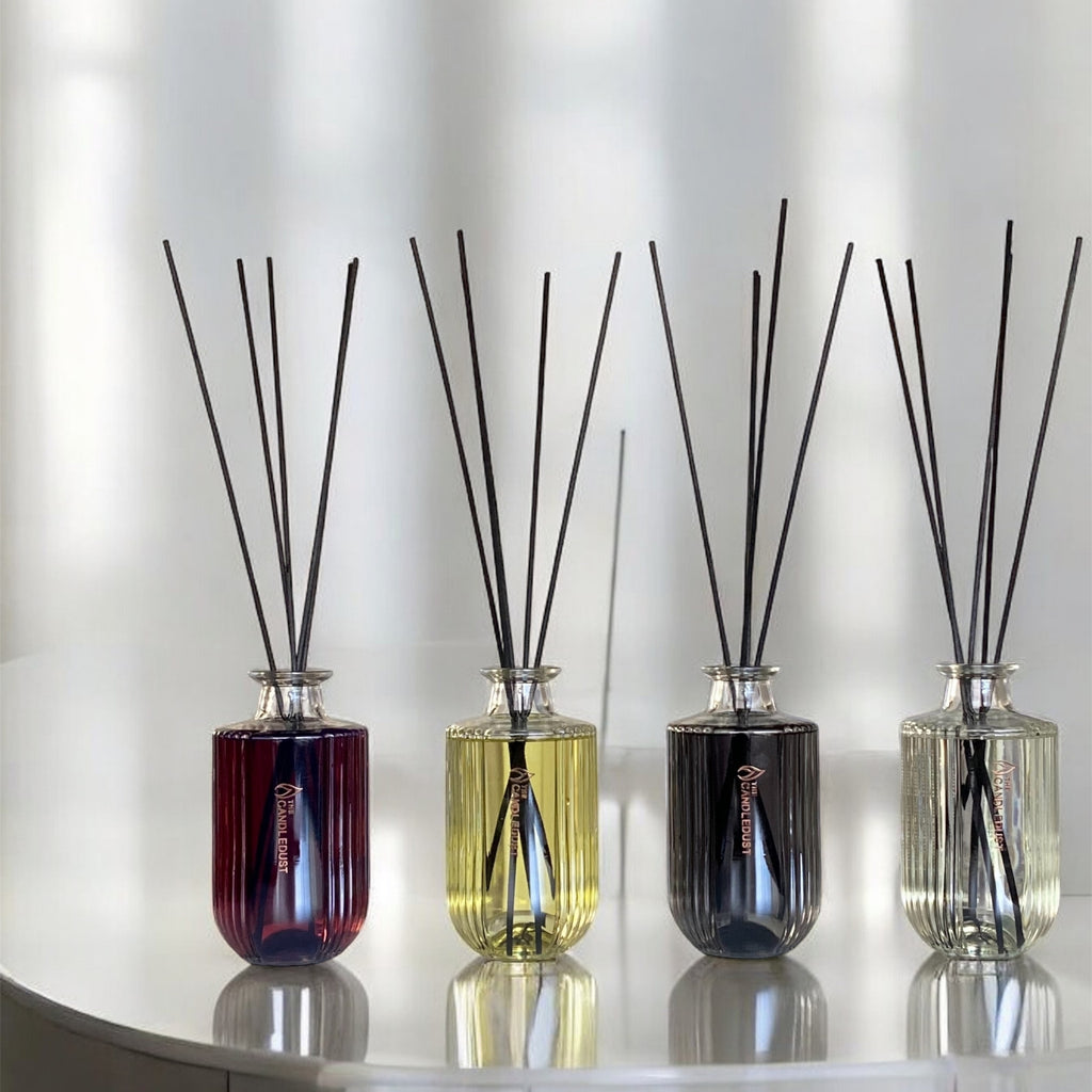 Champagne Rhubarb Room Diffuser – Elegant & Long-Lasting Aroma by Candledust at www.brixbailey.com