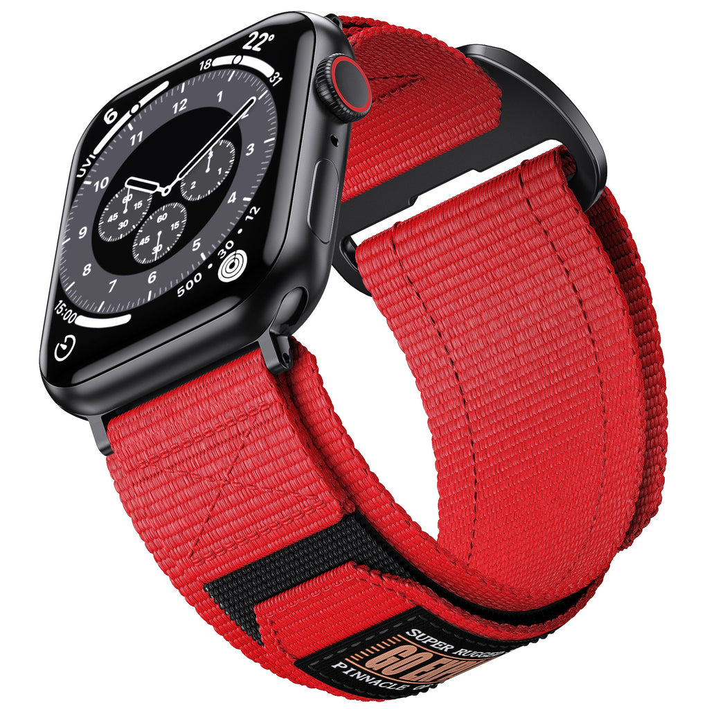 The Expedition Scarlet Apple Watch Strap