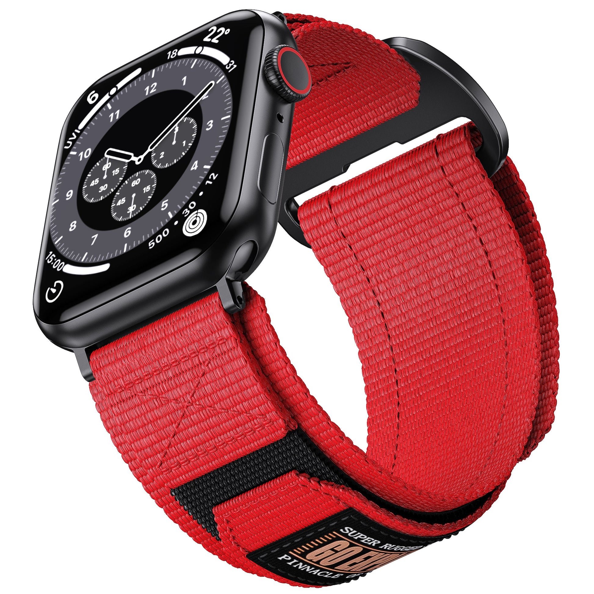 The Expedition Scarlet Apple Watch Strap