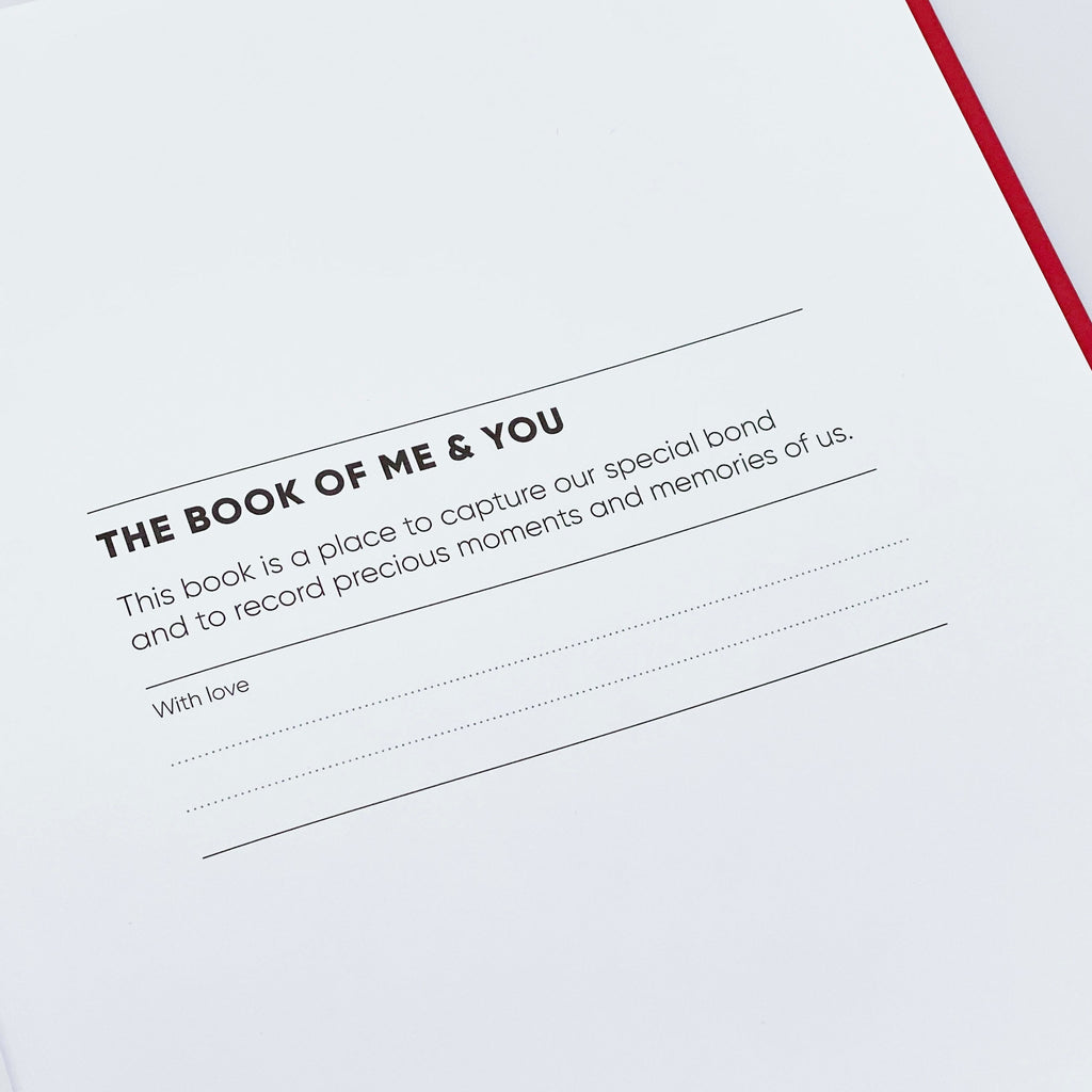 The Book of Me and You: A Shared Memory Journal