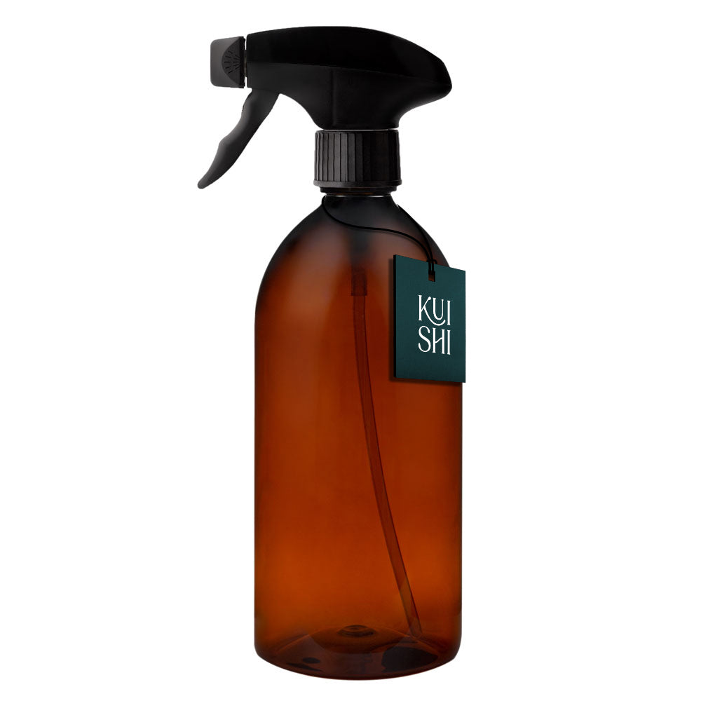 Amber Plastic Spray Bottle