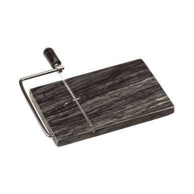 Black Marble Cheeseboard with Stainless Steel Slicer