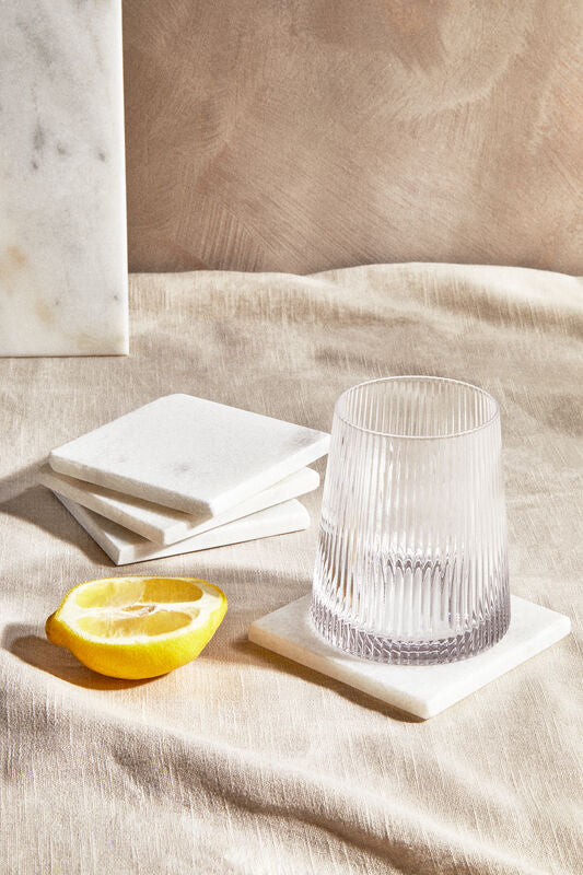 Rectangular White Marble Chopping and Serving Board