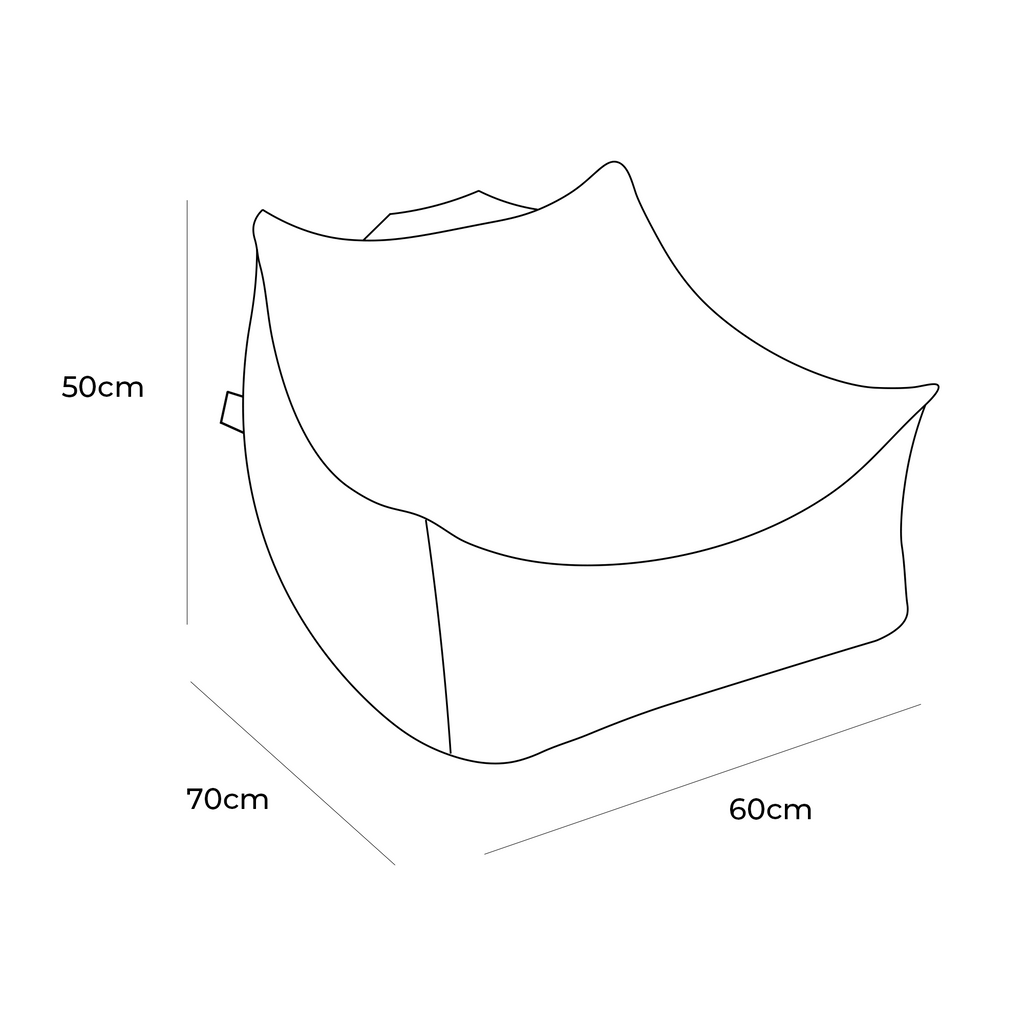 Kids' Play & Relax Pouf – OEKO-TEX Certified, Stylish & Washable by MeowBaby at www.brixbailey.com