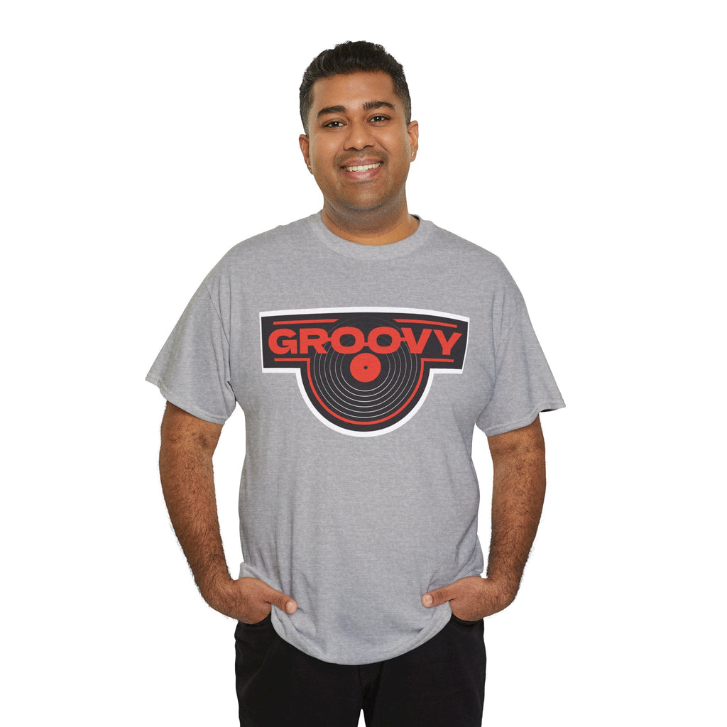 Groovy Men's Vinyl Records T-Shirt