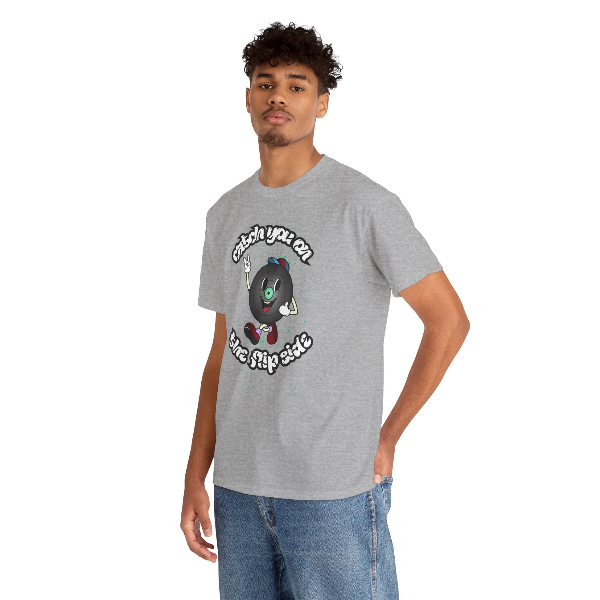 Catch You On The Flip Side Men's Vinyl T-Shirt