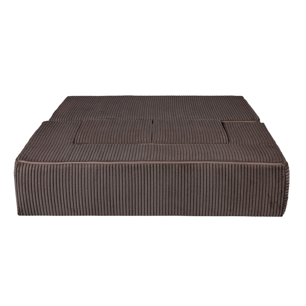 MeowBaby® Children’s Sofa with Poufs – Comfortable & Convertible by MeowBaby at www.brixbailey.com