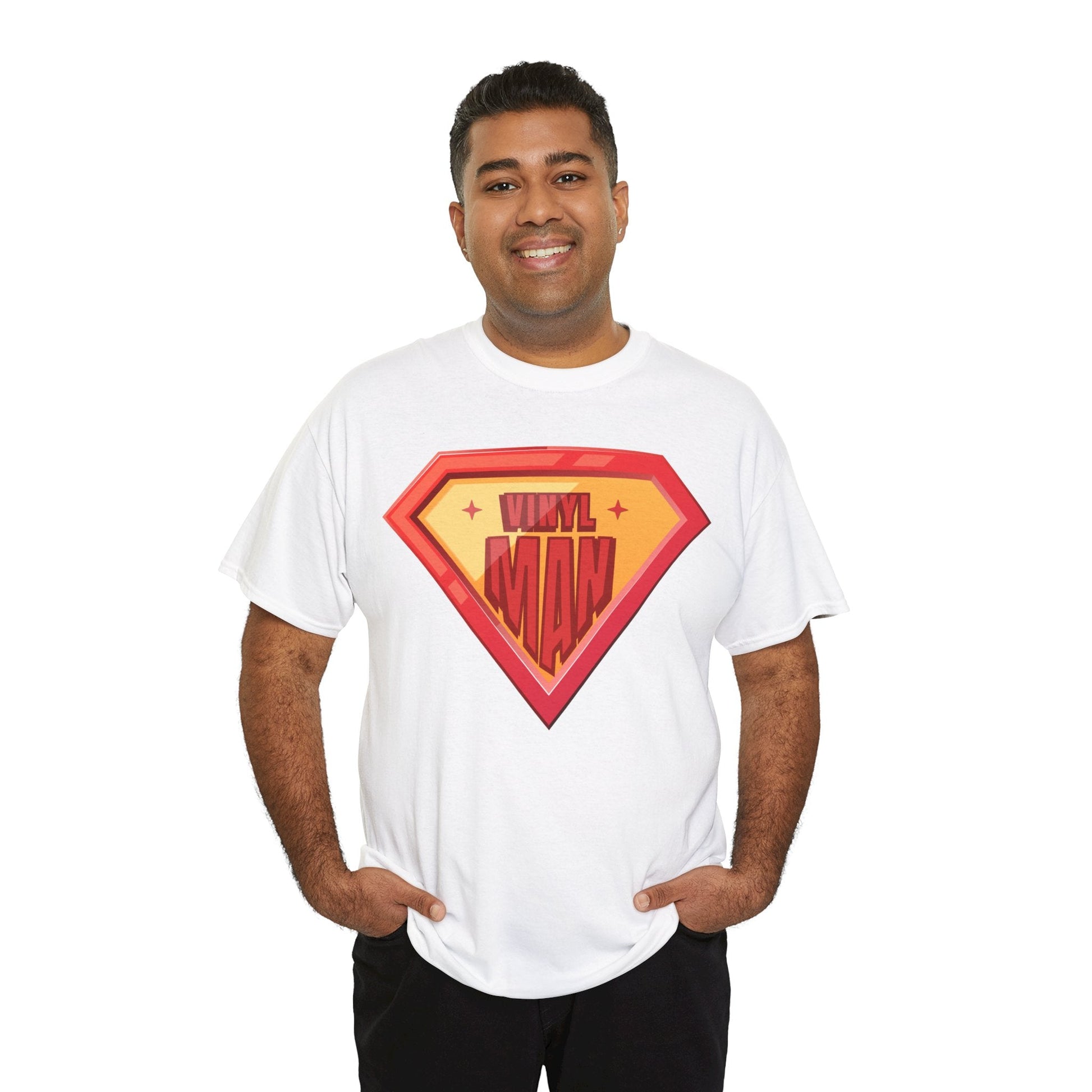 Vinyl Man Men's Superhero T-Shirt