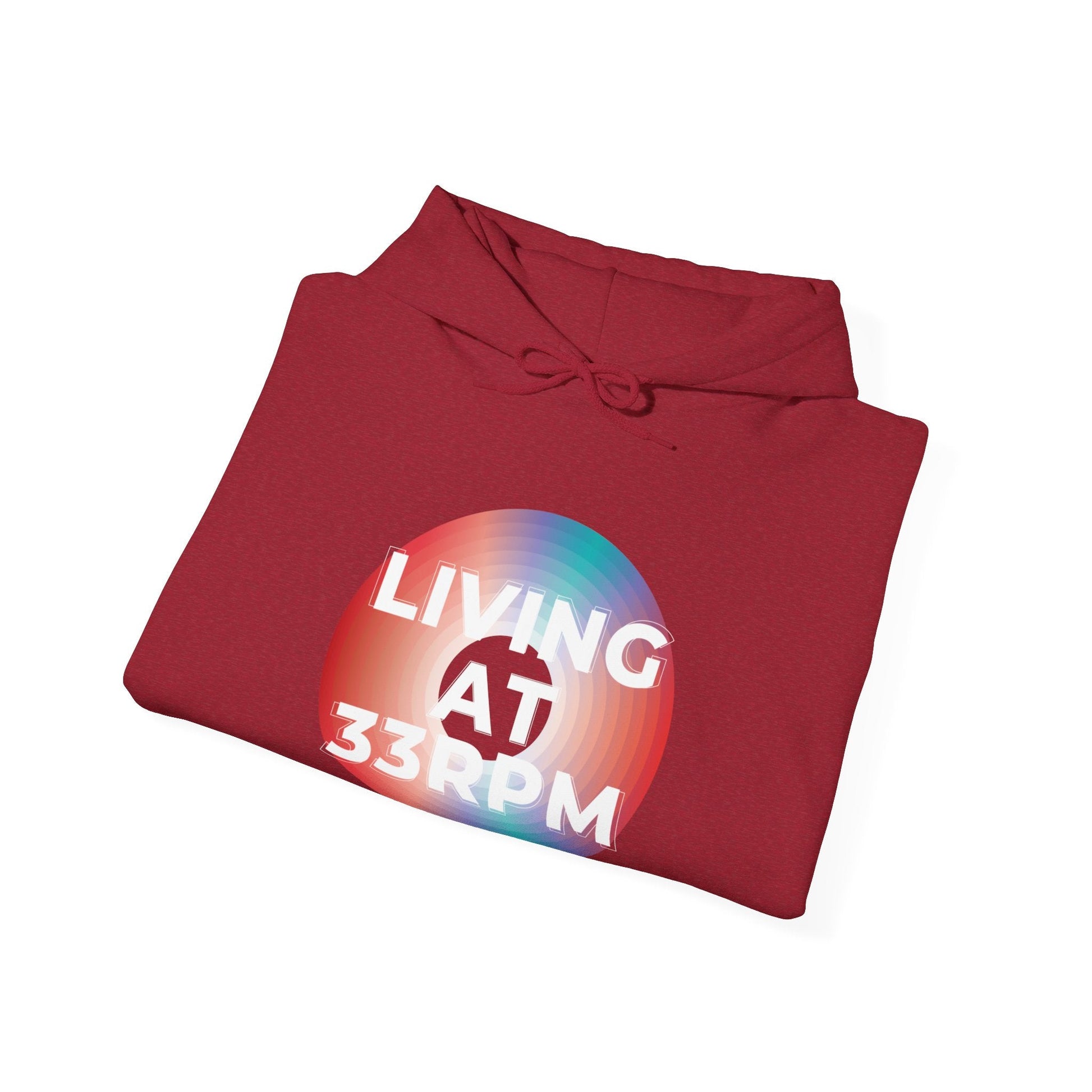 Living at 33rpm Men's Hoodie
