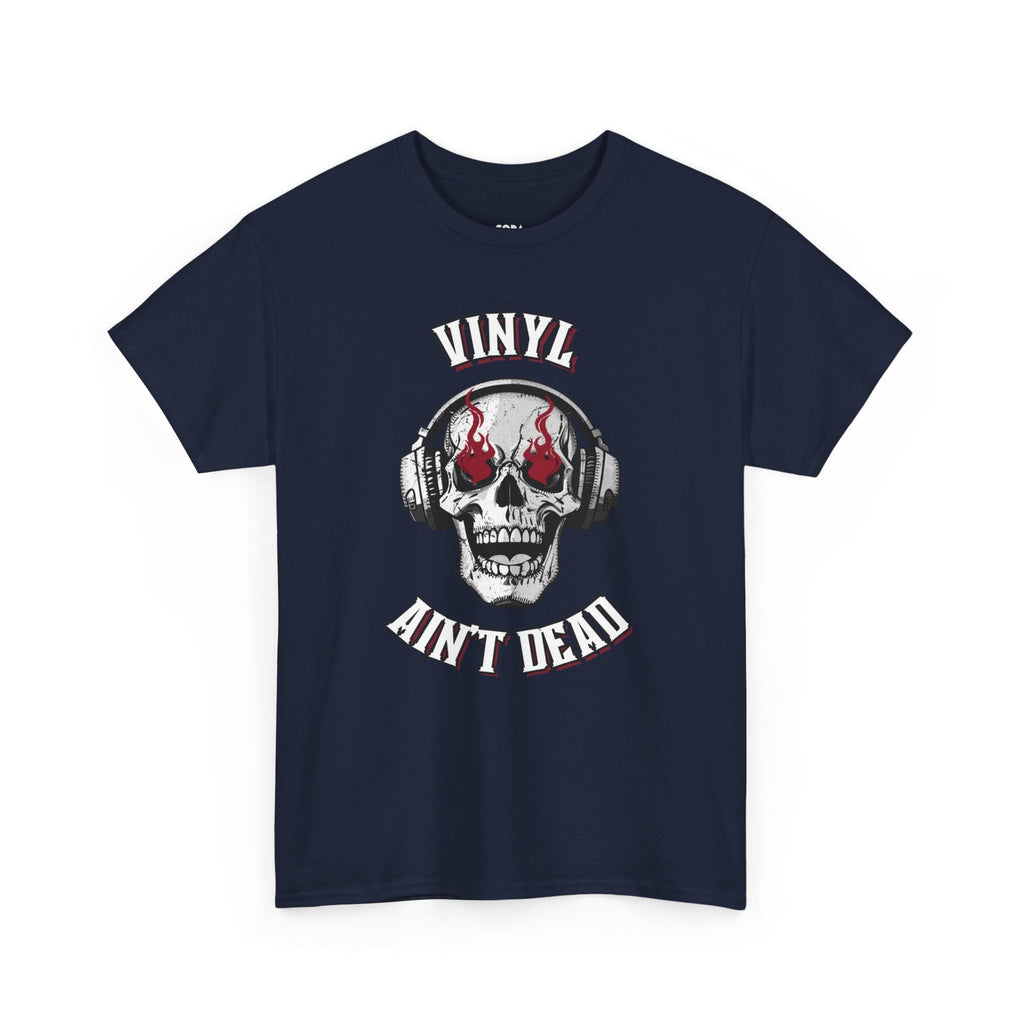 Vinyl Ain't Dead Skull Men's T-Shirt