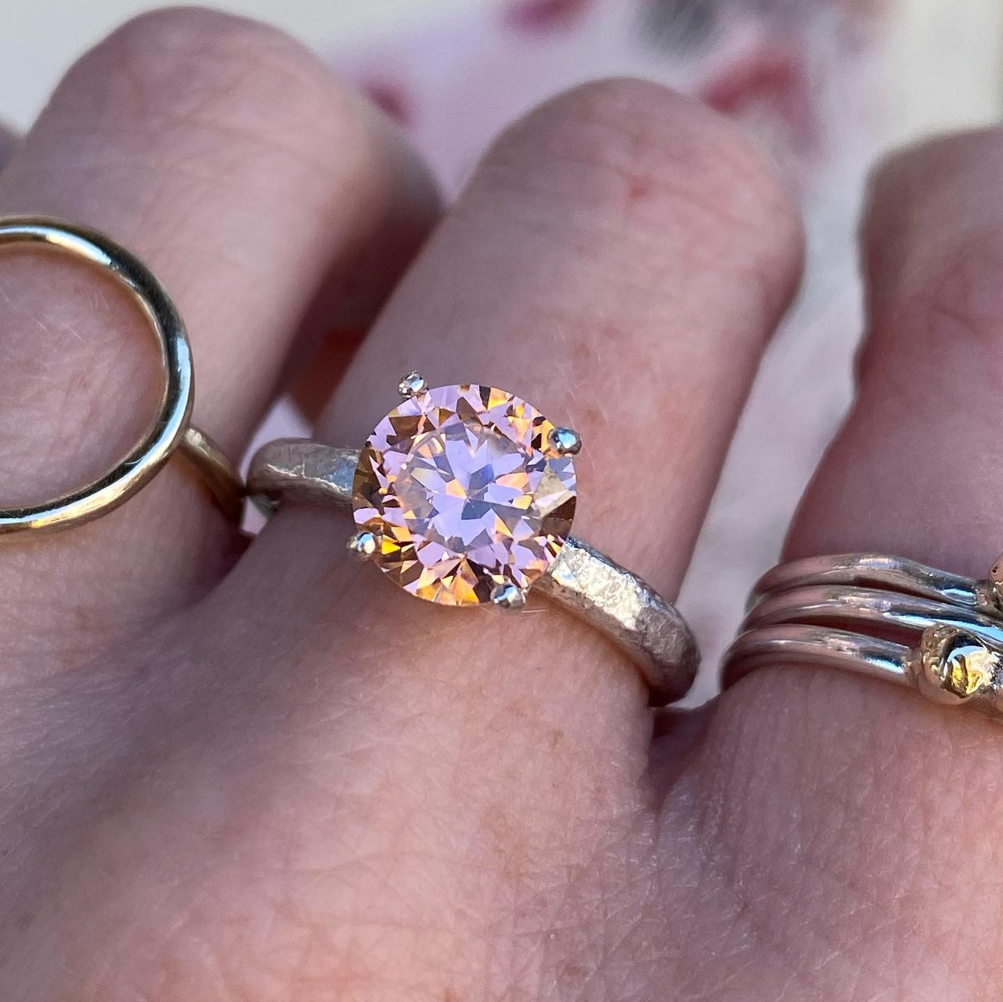 Maxi Pink Treasured Ring