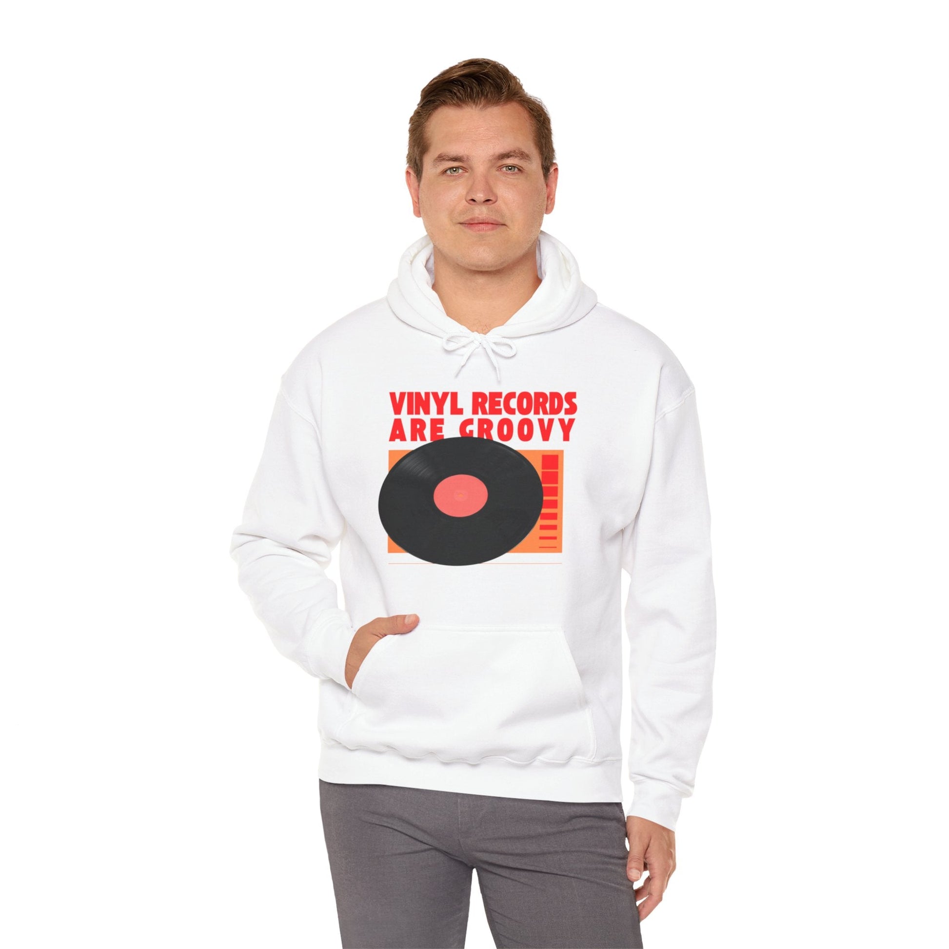 Vinyl Records Are Groovy Men's Hoodie