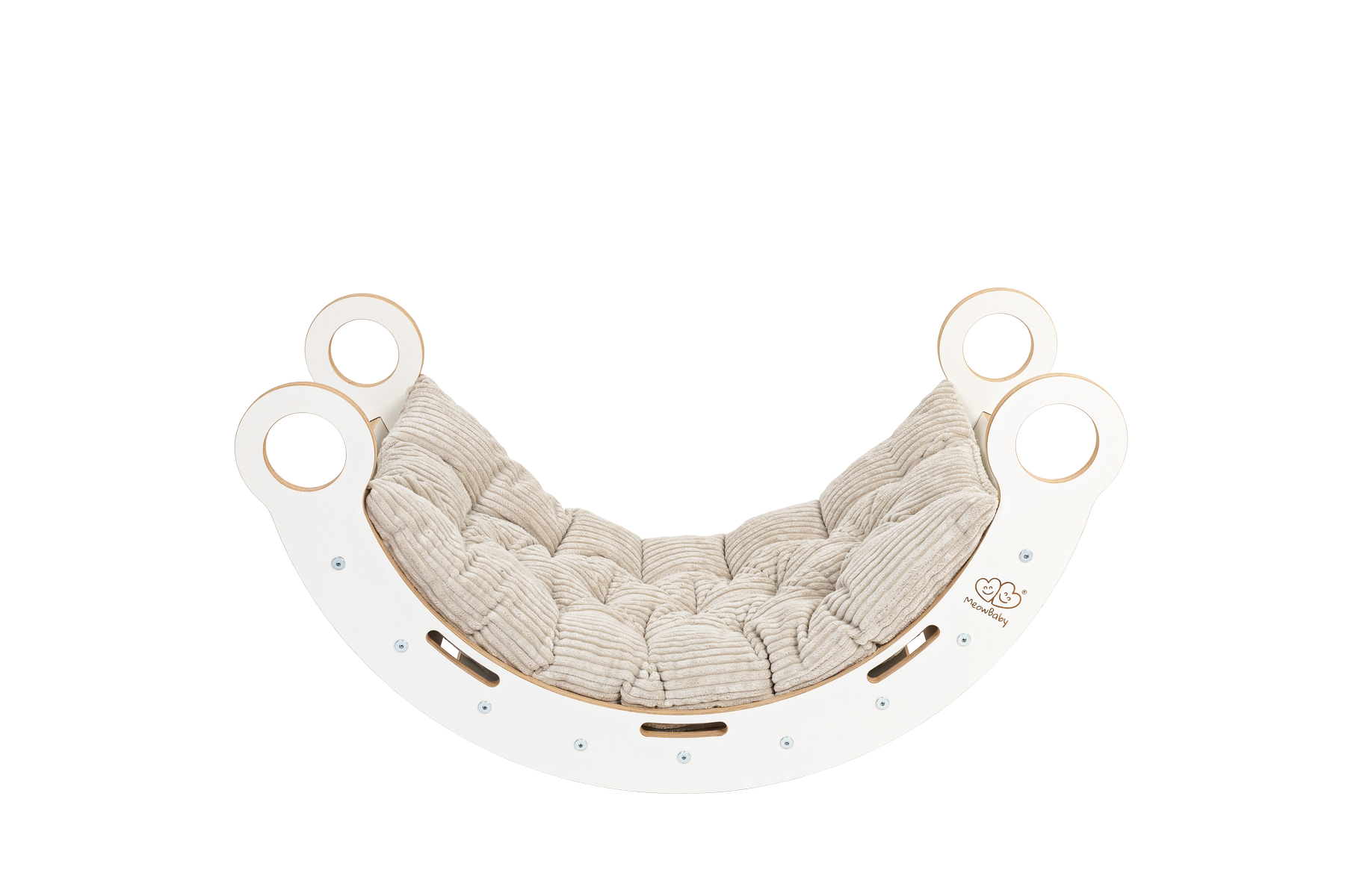 Dream Rocker – Versatile & Safe Montessori Wooden Toy by MeowBaby at www.brixbailey.com