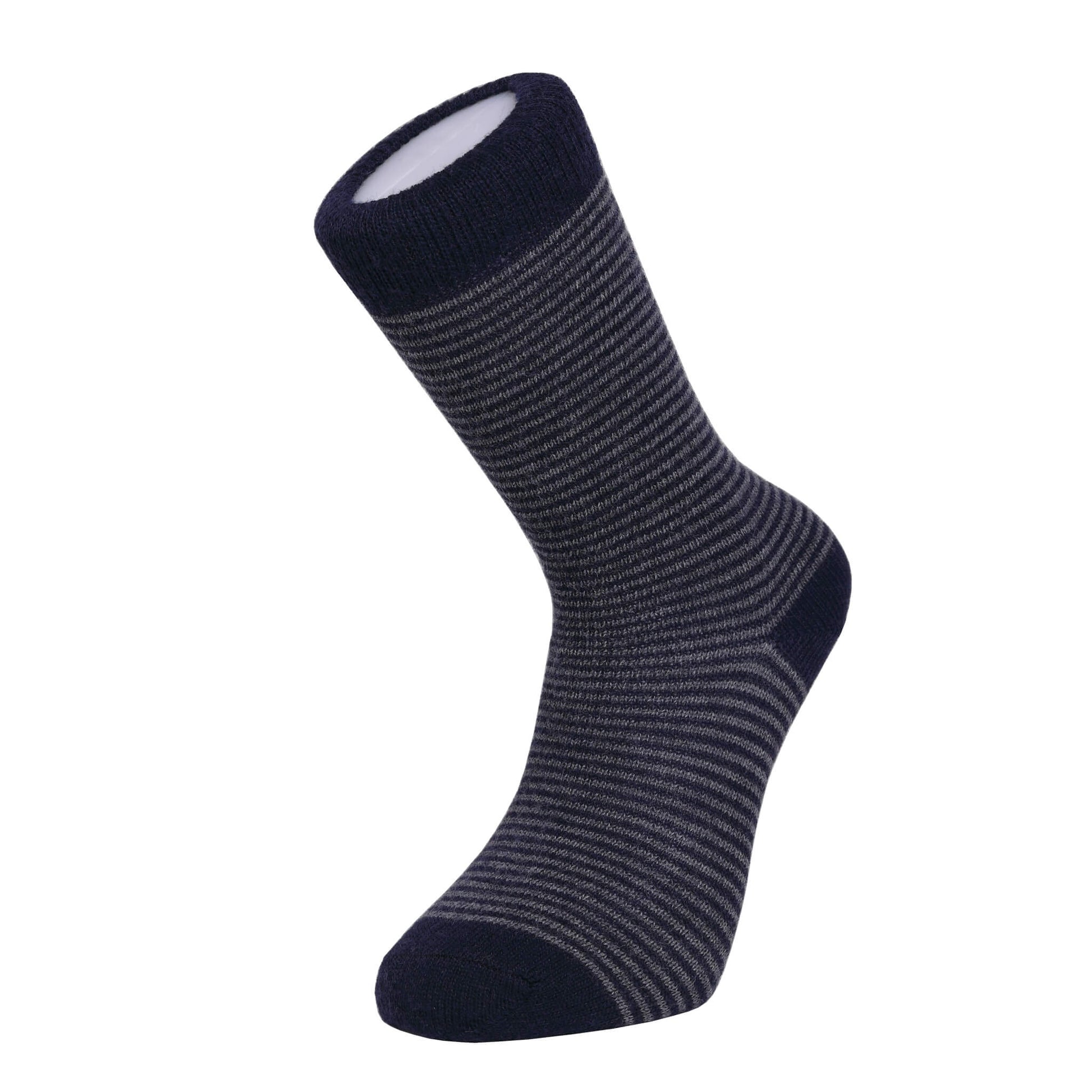 Fine Stripe Luxury Merino Everyday Socks 4 Pair Bundle