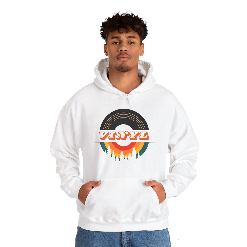 Vinyl Record Logo Men's Hoodie