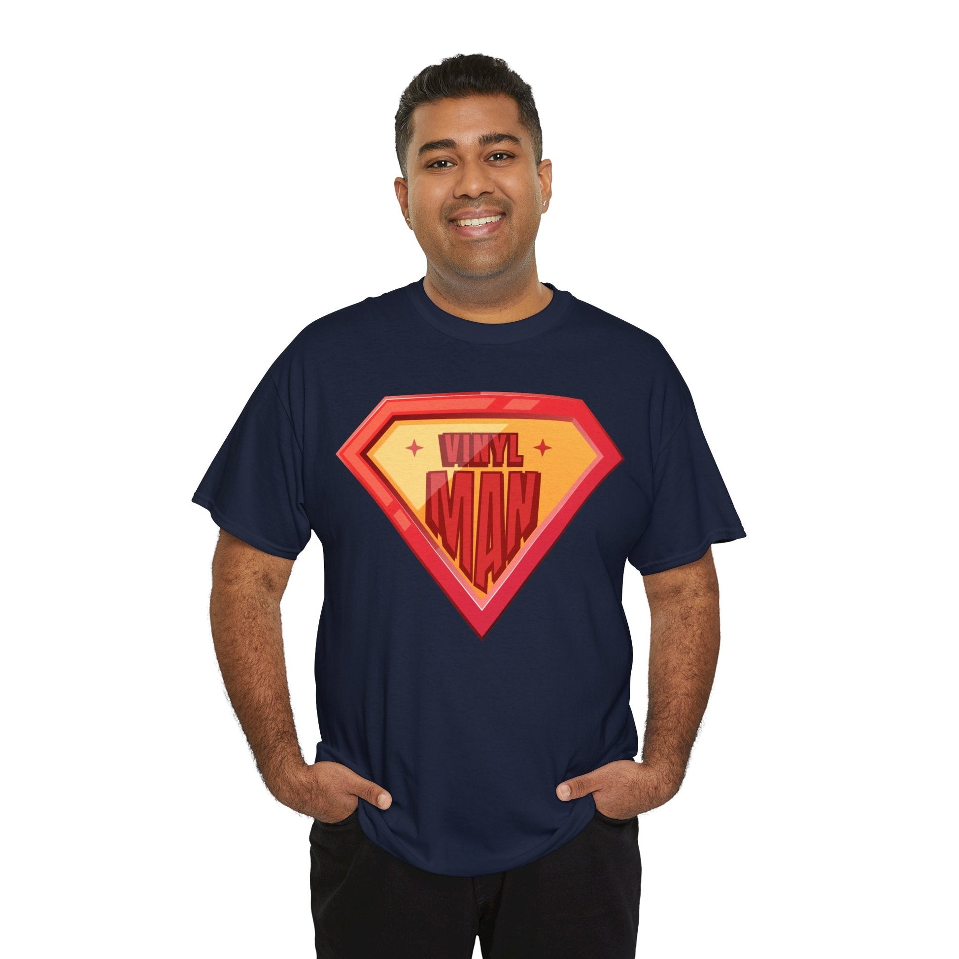 Vinyl Man Men's Superhero T-Shirt