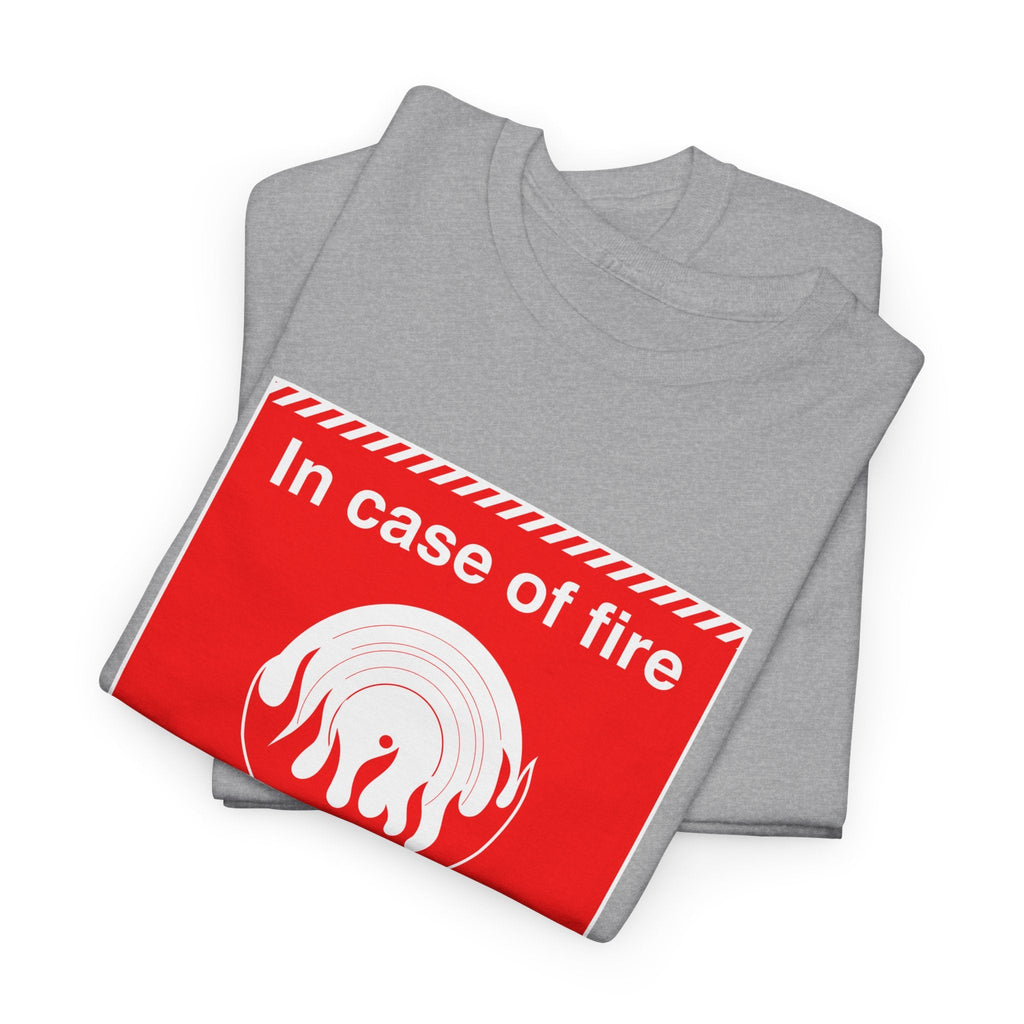 In Case of Fire Save My Vinyl T Shirt
