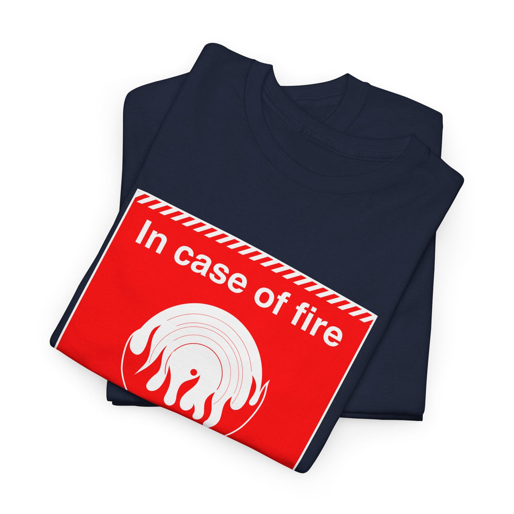 In Case of Fire Save My Vinyl T Shirt