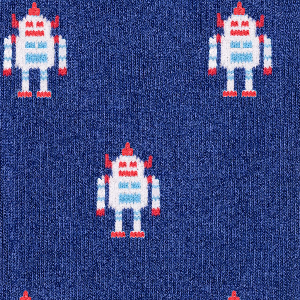 Robot Matching Bamboo Socks for Adults and Children