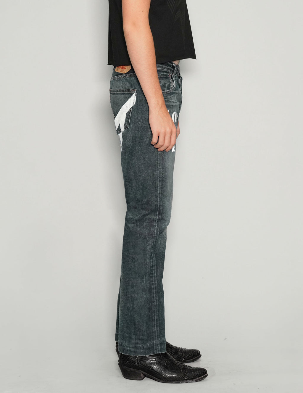 Love Will Tear Us Apart Indigo Jeans Unisex Vintage