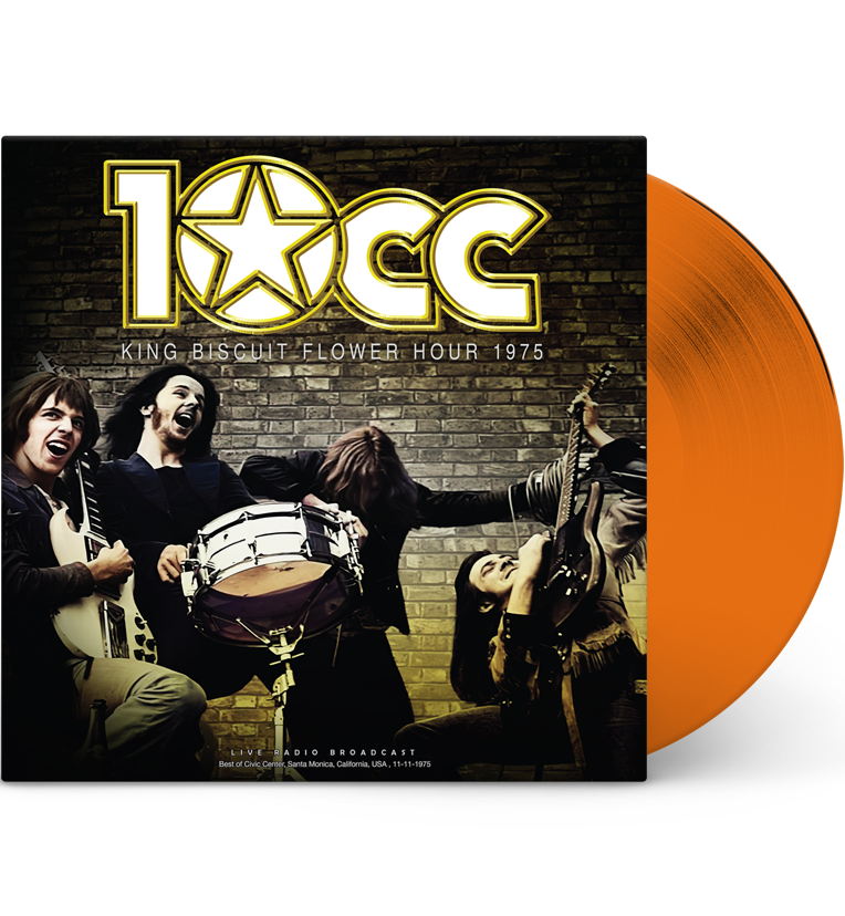 10cc King Biscuit Flower Hour 1975 Limited Edition 12 inch Album 180g Transparent Orange Vinyl