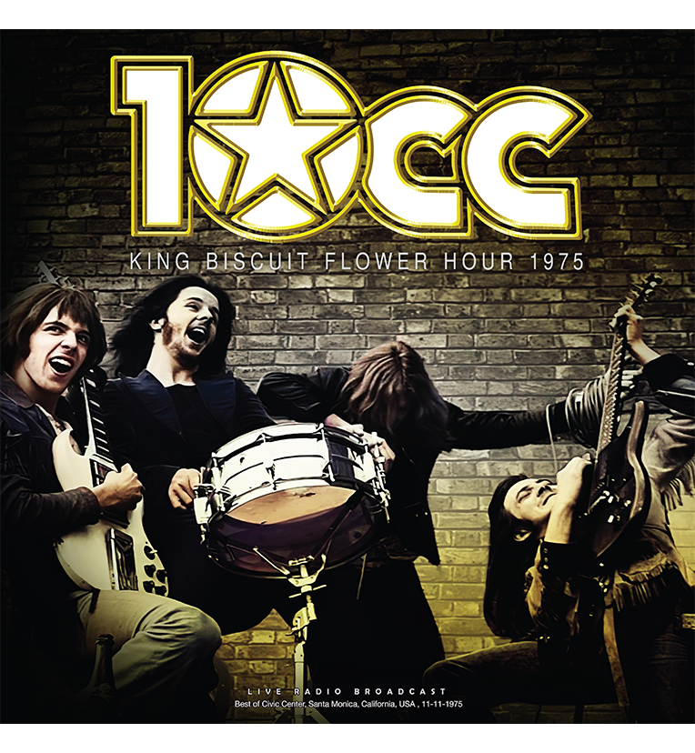 10cc King Biscuit Flower Hour 1975 Limited Edition 12 inch Album 180g Transparent Orange Vinyl