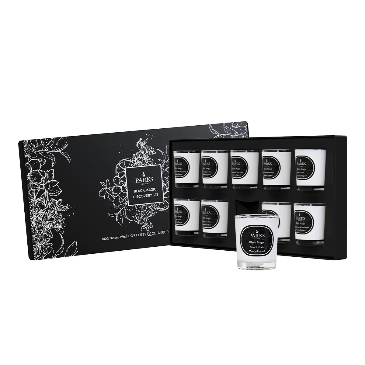Black Magic Discovery Set 10 Luxury Candles 40g Each
