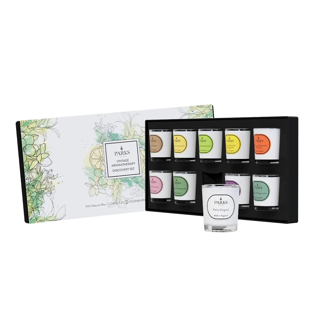 Vintage Aromatherapy Discovery Set 10 x 40g Travel Candles