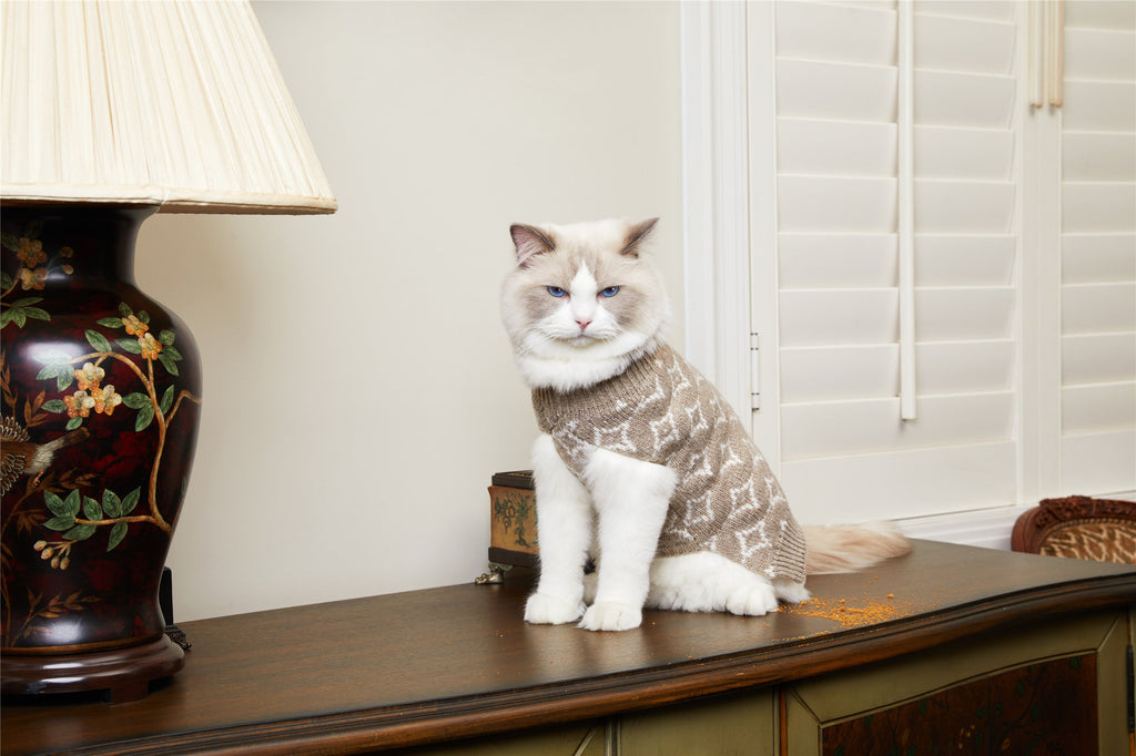 You Are Not Alone Sleeveless Jumper with Floral Pattern