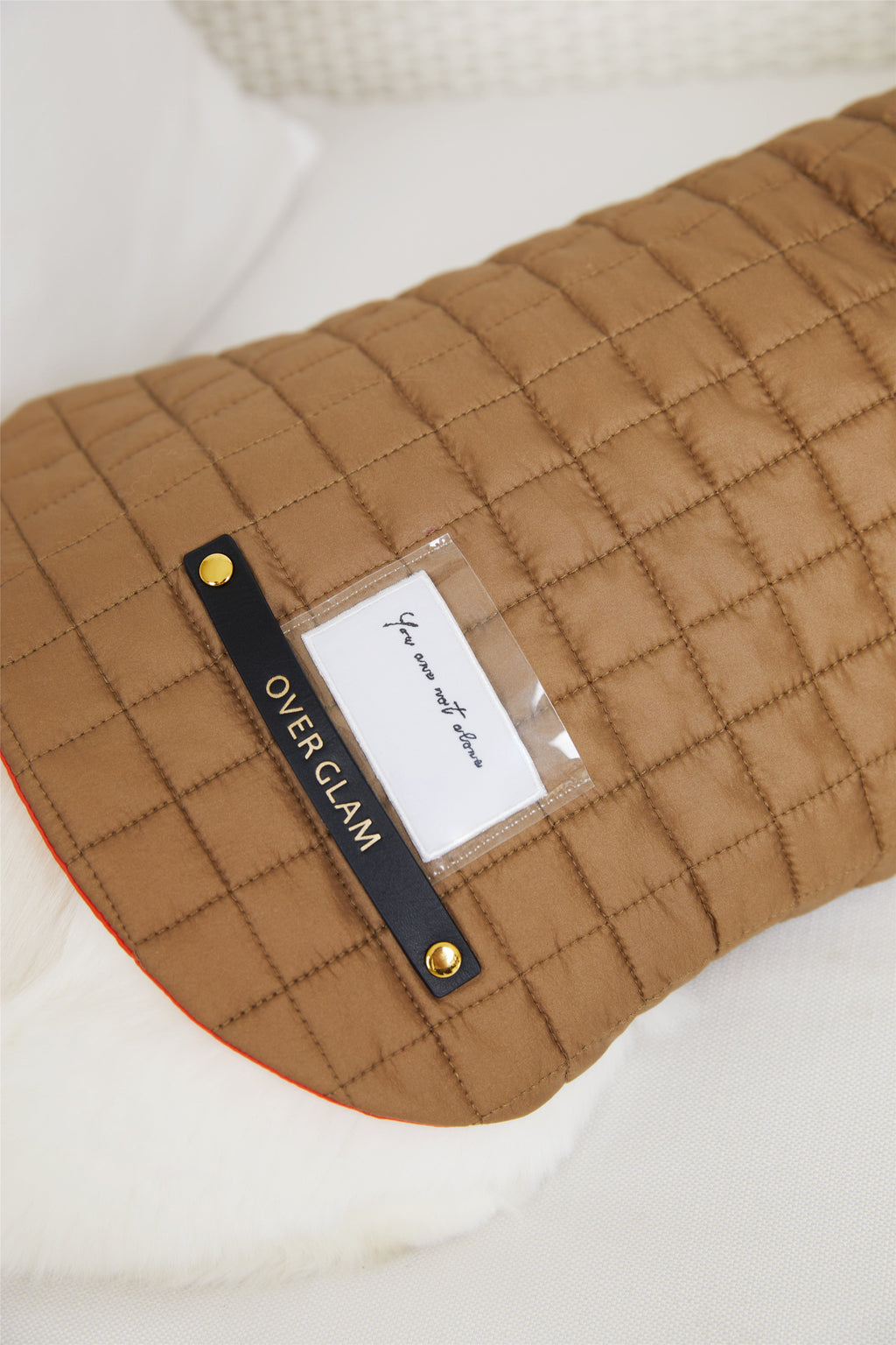 You Are Not Alone Sleeveless Puffer Jacket