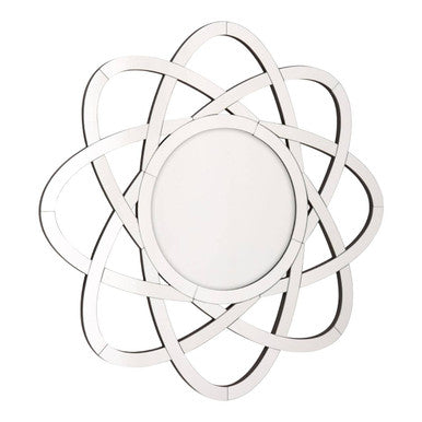 Globular Wall Mirror with Bevelled Halo Frame