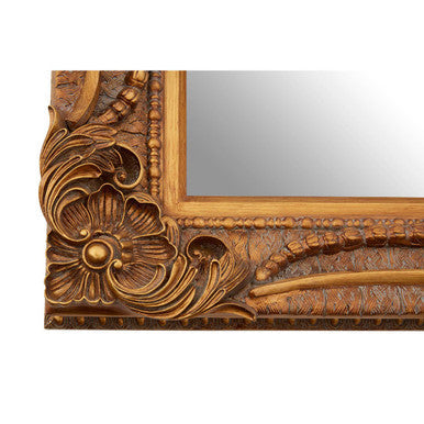 Sonnet Wall Mirror with Ornate Pewter Frame