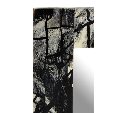 Rectangular Wall Mirror with Mosaic Frame