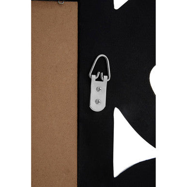 Antique Grey Fleur De Lis Wall Mirror