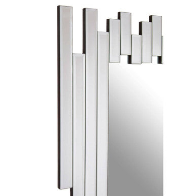 Puzzle Wall Mirror with Cut Out Frame