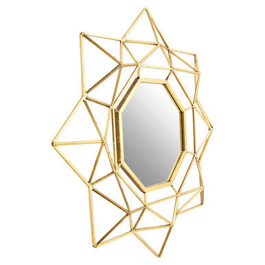 Champagne Gold Star Wall Mirror