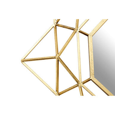 Champagne Gold Star Wall Mirror