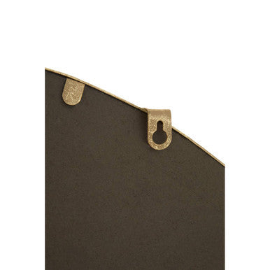 Bird Top Wall Mirror in Gold